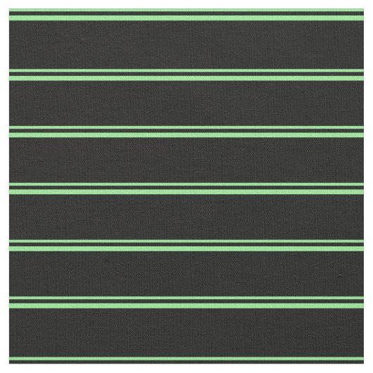 Tissu Motif de lignes vert clair et noir (Fermer)