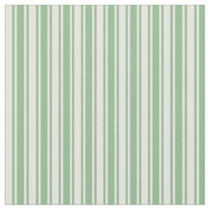 Tissu Motif de lignes vert et beige de la mer foncée