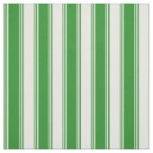Tissu Motif de lignes vert et blanc de la forêt (Échantillon)