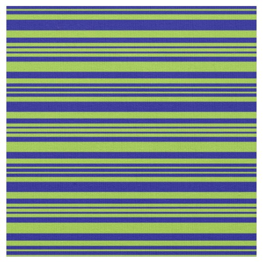 Tissu Motif de lignes vert et bleu foncé (Fermer)