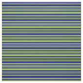 Tissu Motif de lignes vert et bleu foncé (Échantillon)