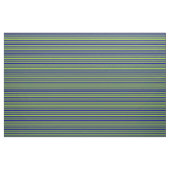 Tissu Motif de lignes vert et bleu foncé (Fat Quarter)