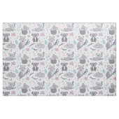 Tissu Motif de l'ours de Cute Koala (Fat Quarter)