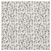 Tissu Motif de macareux (Échantillon)