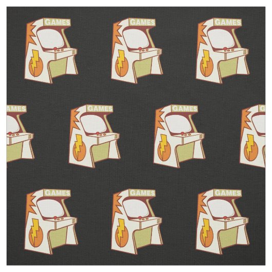 Tissu Motif de machine d'arcade (Échantillon)