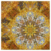 Tissu motif de mandala terrestre (Fermer)