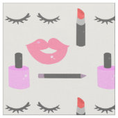 Tissu Motif de maquillage (Fermer)