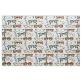 Tissu Motif de mode de monocle (Fat Quarter)