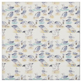 Tissu motif de mouettes (Échantillon)