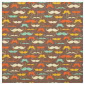 Tissu Motif de moustache (Échantillon)