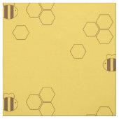 Tissu Motif de nid d'abeilles d'abeille (Échantillon)