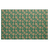 Tissu Motif de Noël de Gingerbread Man (Fat Quarter)