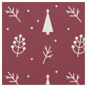 Tissu Motif de Noël d'hiver (Fermer)