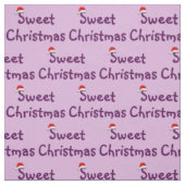 Tissu Motif de Noël doux (Échantillon)