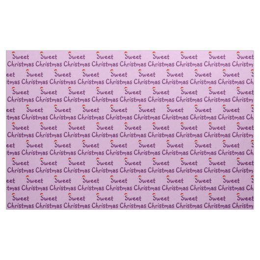 Tissu Motif de Noël doux (Fat Quarter)