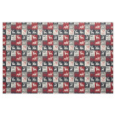 Tissu Motif de Noël en Patchwork | Rustique (Fat Quarter)