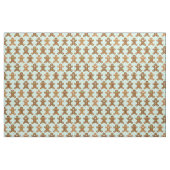 Tissu Motif de Noël Hommes Gingerbread (Fat Quarter)
