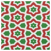 Tissu Motif de Noël Orné (Échantillon)