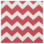 Tissu Motif de Noël Red Chevron (Échantillon)