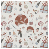 Tissu Motif de Noël rétro (Fermer)