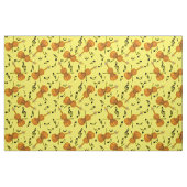 Tissu Motif de notes de musique violon (Fat Quarter)