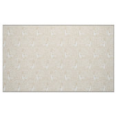 Tissu motif de paon (Fat Quarter)