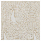 Tissu motif de paon (Fermer)