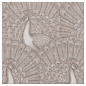 Tissu motif de paon (Fermer)