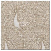 Tissu motif de paon (Fermer)