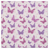 Tissu motif de papillon (Échantillon)