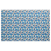 Tissu Motif de papillon bleu de monarque (Fat Quarter)
