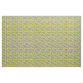 Tissu Motif de papillon jaune de monarque (Yard)
