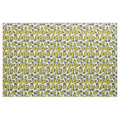 Tissu Motif de papillon jaune de monarque (Fat Quarter)