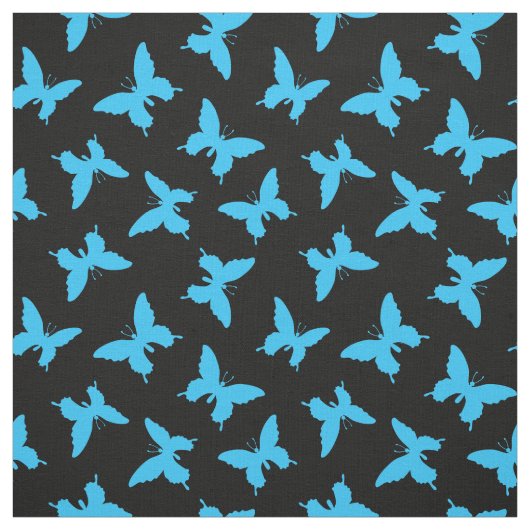 Tissu Motif de papillon Ulysses (Échantillon)