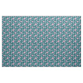 Tissu Motif De Papillons Et De Fleur Rose (Fat Quarter)