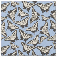 Motif de papillons jaune de machaon de tigre