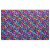 Tissu Motif de papillons multicolores (Yard)