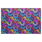 Tissu Motif de papillons multicolores (Fat Quarter)