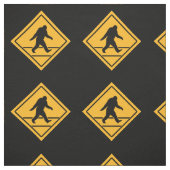 Tissu Motif de passage de Bigfoot| Sasquatch Squatchy (Échantillon)
