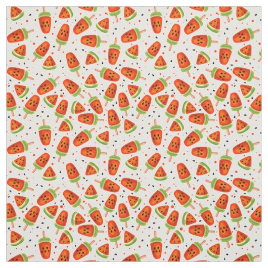 Tissu Motif de pastèque (Échantillon)