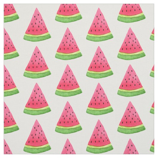 Tissu Motif de pastèque d'aquarelle (Échantillon)