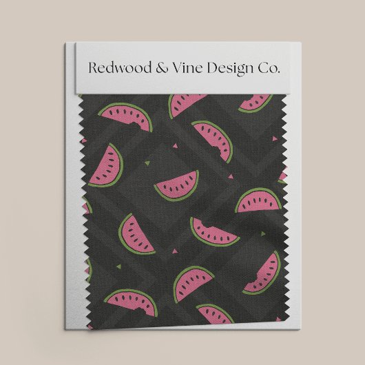 Tissu Motif de pastèque d'été