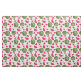 Tissu Motif de pastèque rose et vert (Fat Quarter)