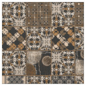 Tissu Motif de patchwork rustique (Fermer)