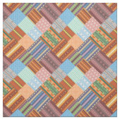 Tissu Motif de patchwork tribal confortable (Échantillon)