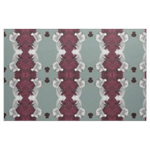 Tissu Motif de personnage d'art numérique
