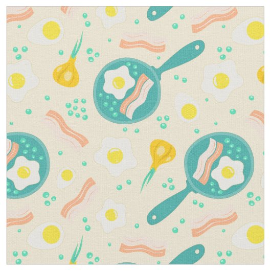 Tissu Motif de petit déjeuner (Fermer)