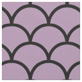 Tissu Motif de pétoncle pourpre (Fermer)