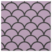 Tissu Motif de pétoncle pourpre (Échantillon)