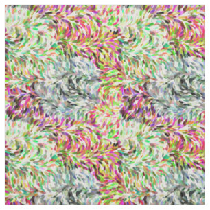 Tissu Motif de pinceau coloré à l'aquarelle